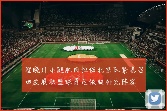 翟晓川小腿肌肉拉伤北京队紧急召回发展联盟球员范依铭补充阵容
